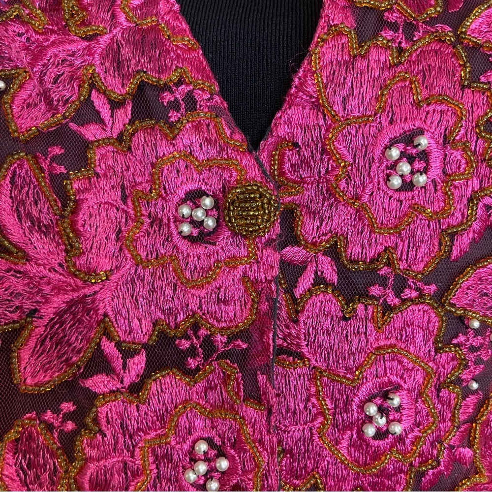 Creazioni Effeci Floral Pearl Vest - Picture 9 of 13